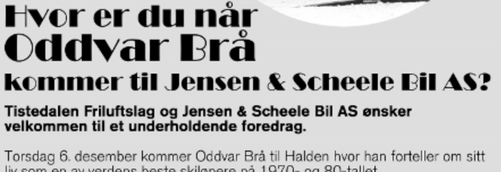 Velkommen til et underholdende foredrag.